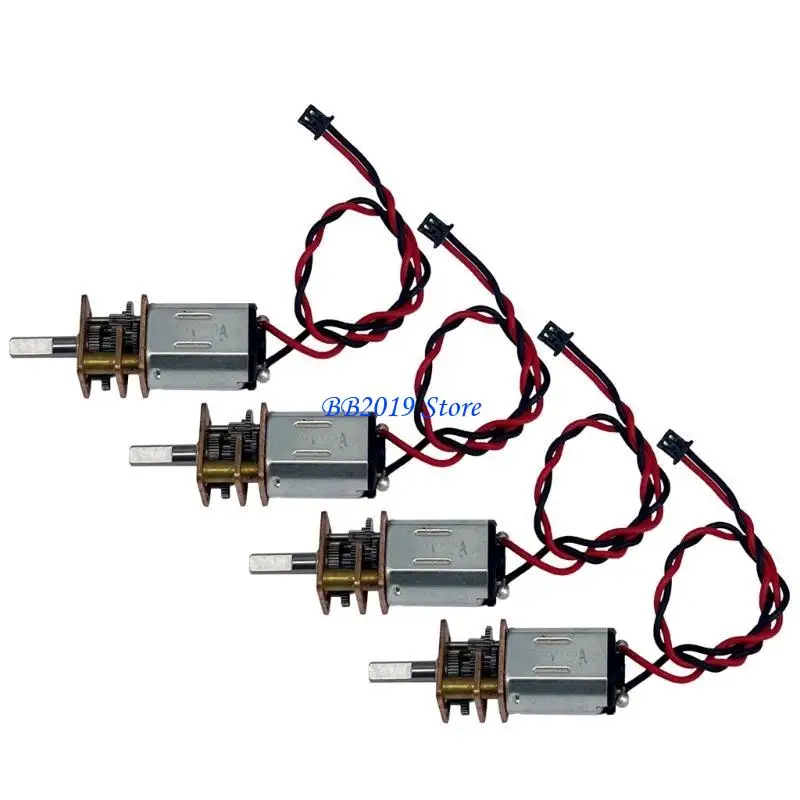 Q0KB DC3V-6V Tensões Duplas Motor Metal Preciso Motores Engrenagem Baixo Ruído para Robótica Hobbyists E Projeto STEM