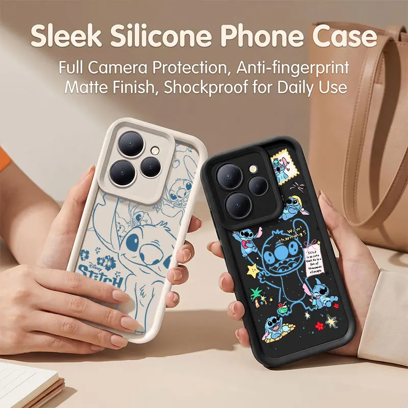 Чехол для телефона Stitchs Cute Collage для Infinix Tecno Camon 20 30 40 50 Pro Itel A60 A70 P55 RS4 S23 Spark 10 20 30 40 Pro Plus