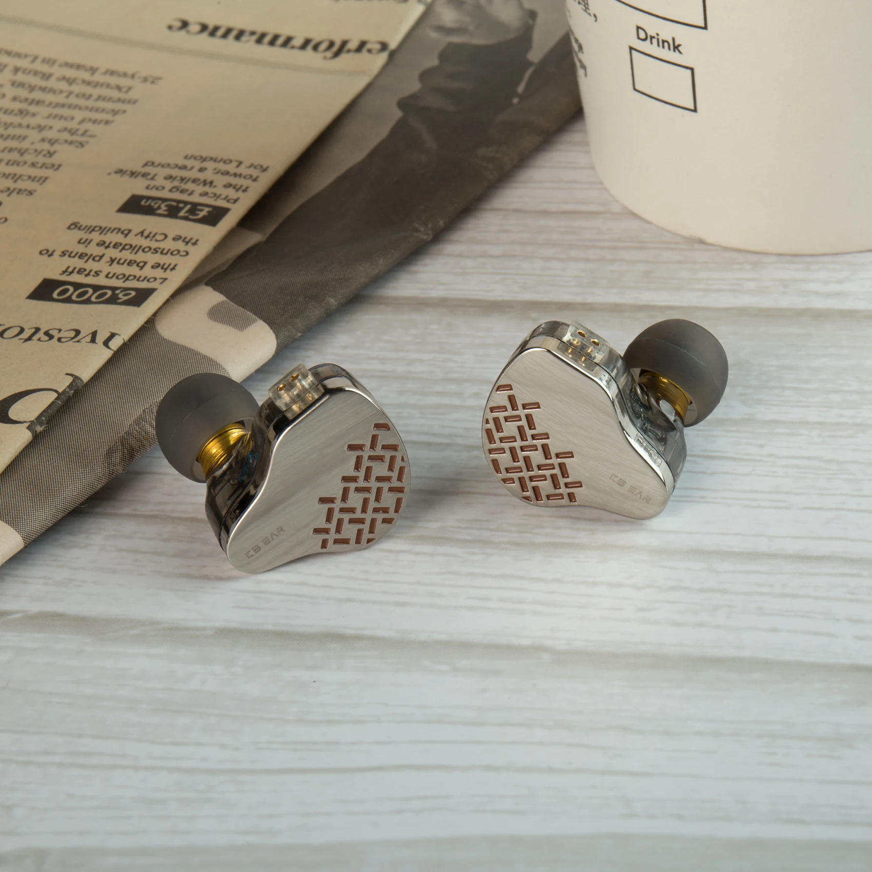 KBEAR Rosefinch HiFi In-ear Headphone OFC Detachable Audio Cable Wired Earphone Monitor Dynamic Music Headset Lark Earbuds IEMs 6