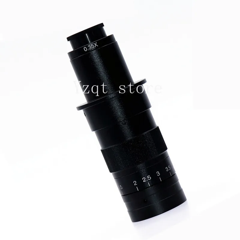 XDC-10A Single Cylinder Microscope Head 0745 Lens 300x Continuous Zoom Industrial Microscope C/CS Port Lens