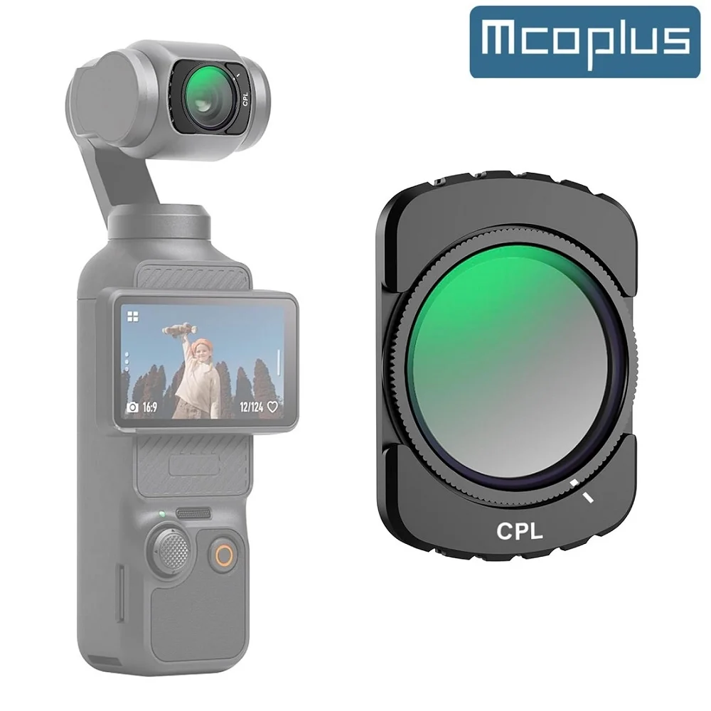 Mcoplus Magnetic Circular Polarizer CPL Filter for DJI OSMO Pocket 3 Action Camera Accessories