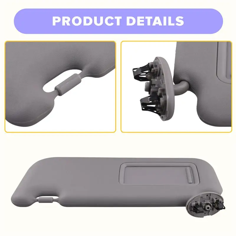 Car Sunshield Sunvisor Interior Sun Visor For Toyota Yaris 2008-2013-A61E