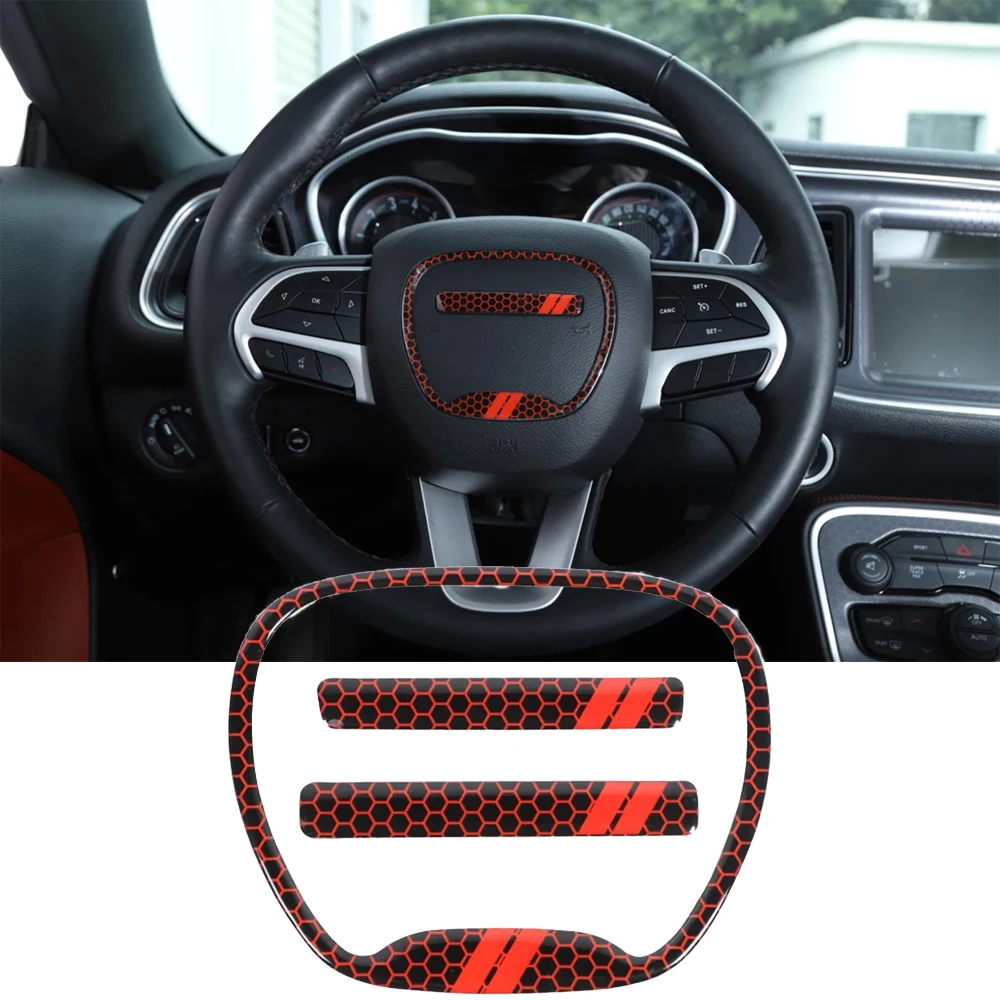 Steering Wheel Cover Shift Paddle Extender Shifter Extension Trim for Dodge Charger Challenger 2015-2023 Interior Accessories