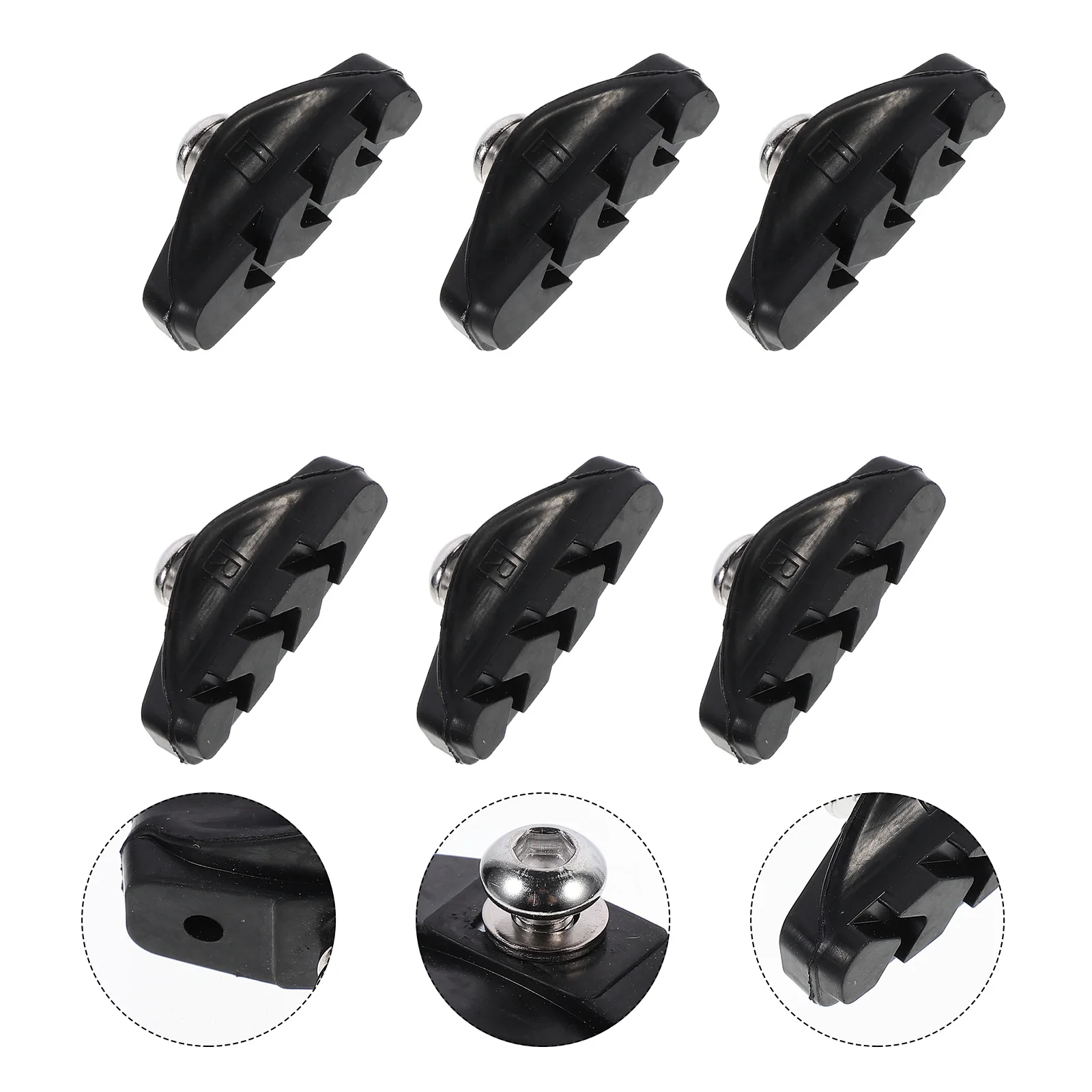 

Brake Pads Rubber Material Widened Design Strong Adhesion Heat Resistant Oil Resistant Protection Large Contacting