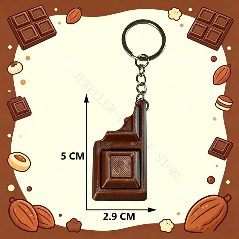 R7UF Portable PLA Press Keychain with Playful Candy Look for Desks