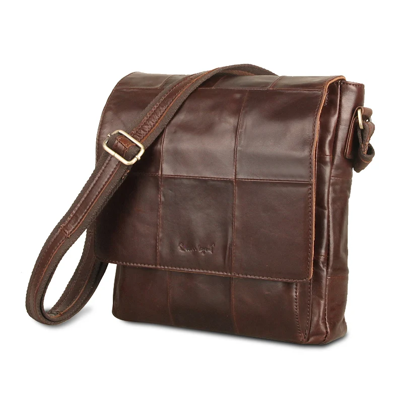 Sac à Bandoulière Décontracté en Cuir group pour Homme, Sacoche de Styliste à Rabat, Tendance Vintage, Travail d\'Affaires