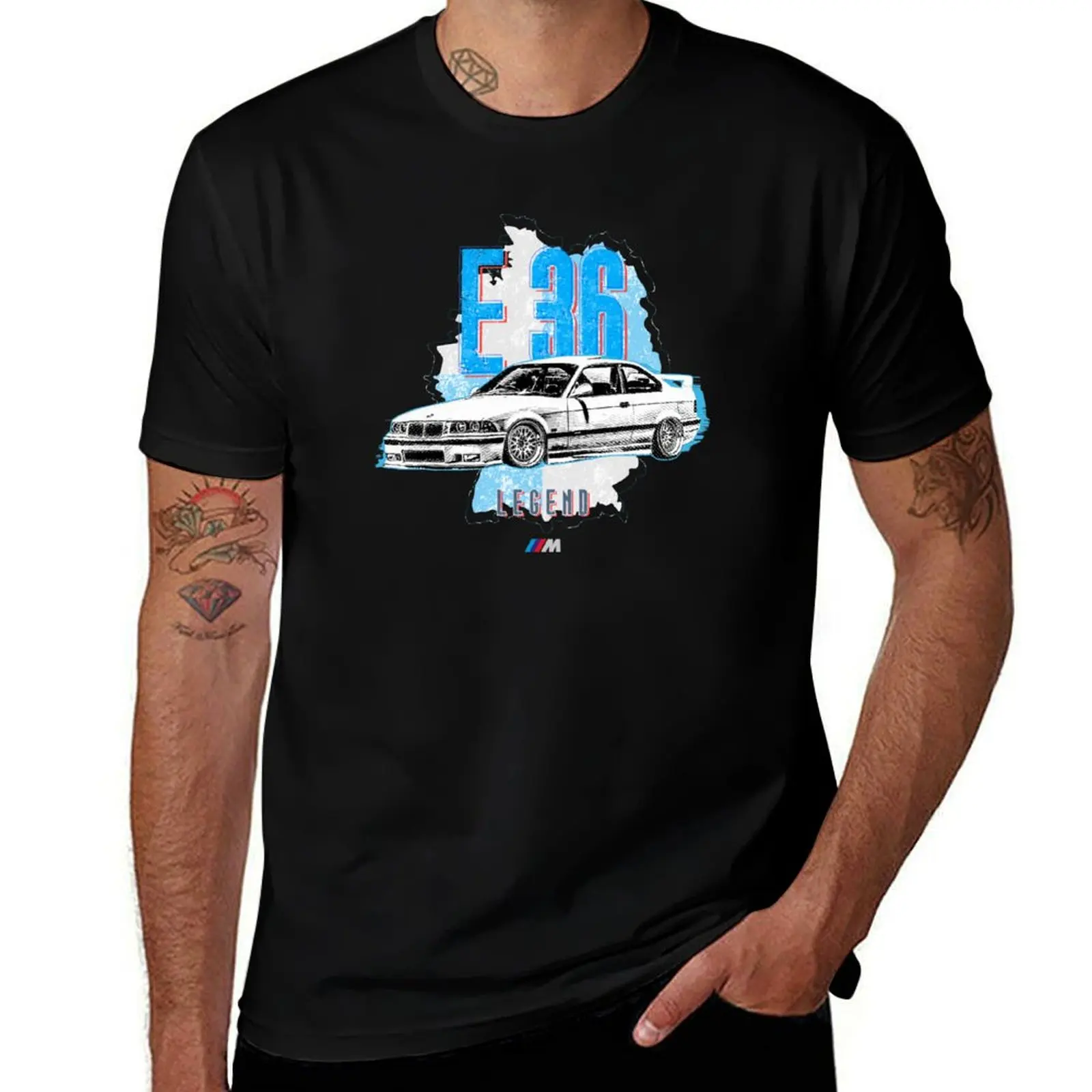 E36 tuning T-Shirt Trendy Casual Short Sleeve Shirt