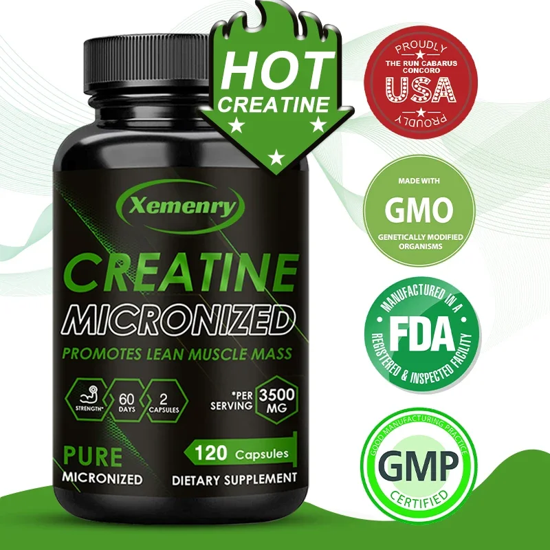 

Maximum Strength Creatine Monohydrate 3500 Mg 120 Capsules