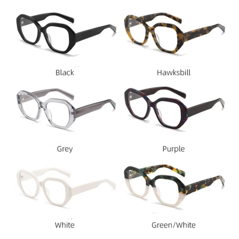 نظارات بمادة الخلات إطار النساء العلامة التجارية مصمم الطالب الذي يذاكر كثيرا النظارات الجديدة الرجال سميكة اليابانية اليدوية النظارات