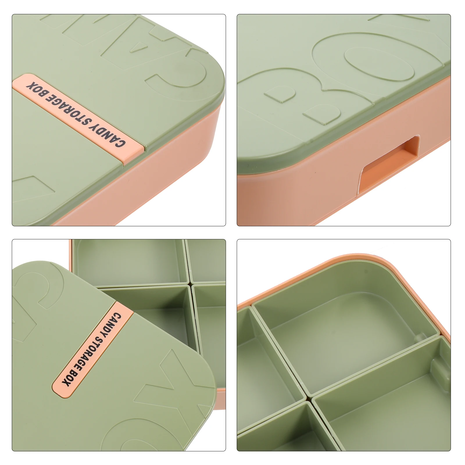 

Plastic Fruit Box Snack Storage Container Compartment Design Large Capacity Kitchen Dining Party Tray Dry Nuts Clean