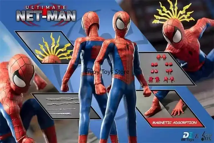 

В наличии Ultimate Webman 1/12 Spider Red Ultimate Black Модель модели игрушек Spot