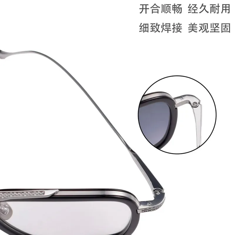 Iron Man double beam DITA-STYLE pure titanium Glasses Frame  Men Women 006 big sunglasses 7406 view 4