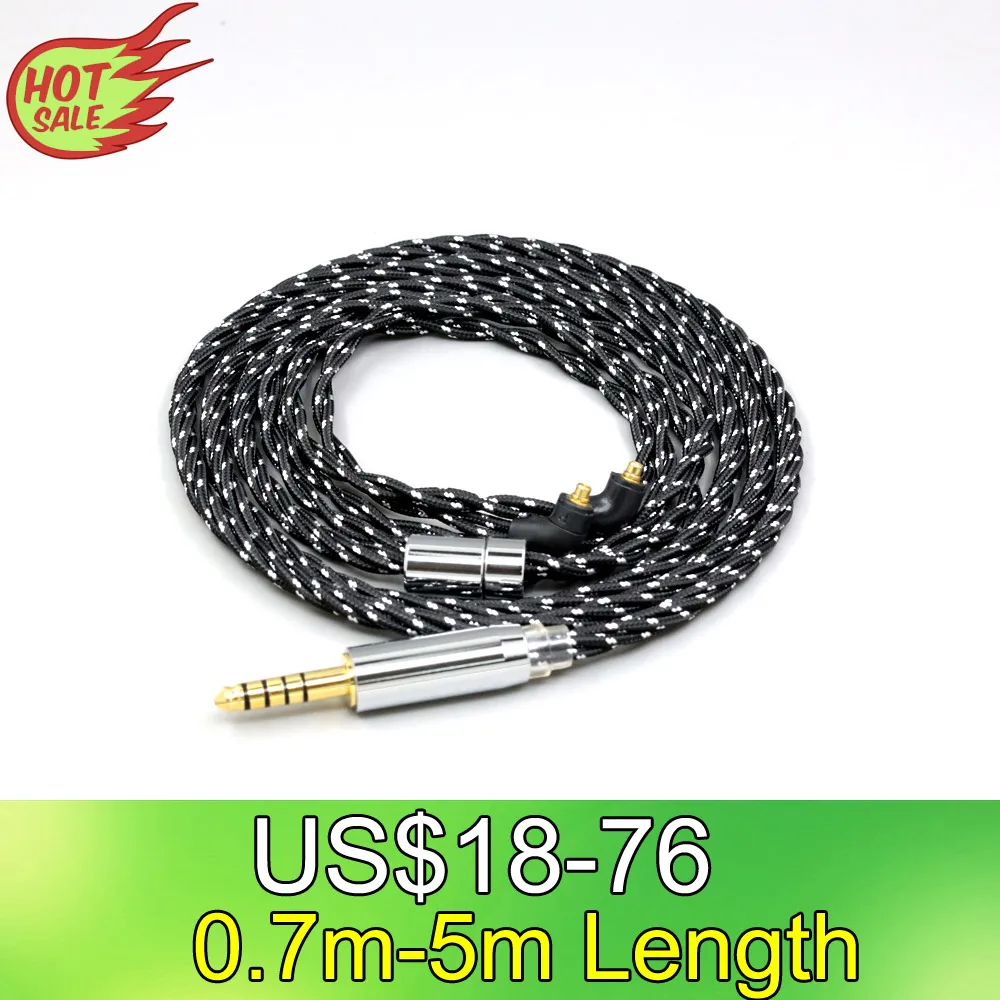 

OCC Mixed OFC Twisting Nylon Earphone Cable For Etymotic ER4SR ER4XR ER3XR ER3SE ER2XR ER2SE LN008720
