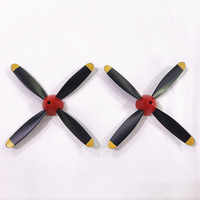 Volantex New /Old 4 Blades Propeller P7610509X2 for Mini 400mm 761-5V2 761-8V2 761-9 761-11 761-12 761-13 761-14 761-15 RC Plane