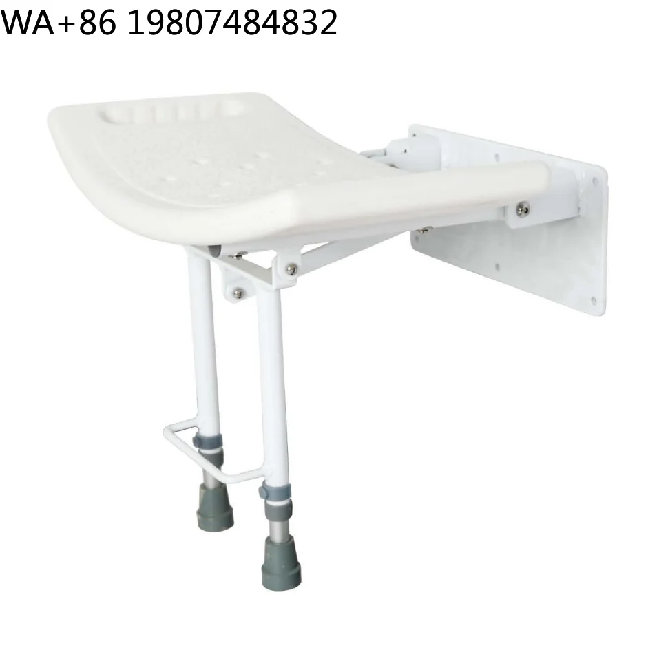 Class II Rotatable Aluminum Shower Bench Height Adjustable Armrest Max 150kg Load Anti Slip Bath Seat For Elderly Pregnant