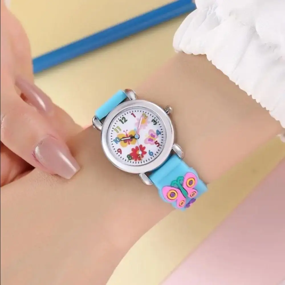 Creative พลาสติก Watchband นาฬิกาข้อมือนาฬิกาข้อมือ Casual นาฬิกาน่ารักการ์ตูน
