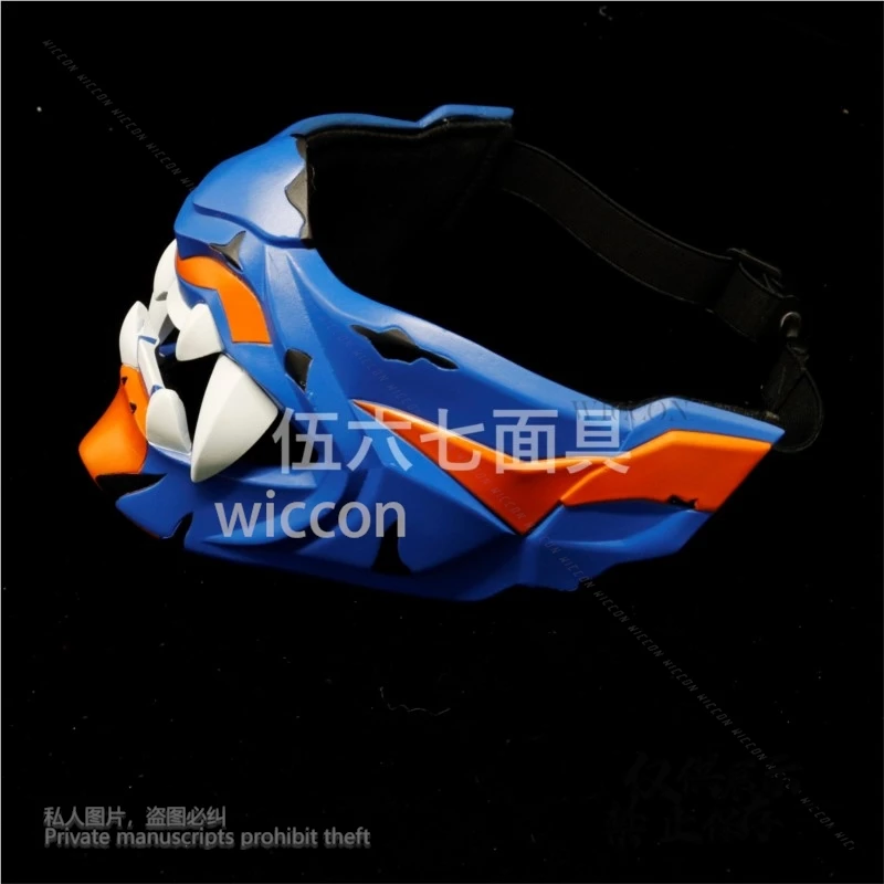 Valorant Yoru-mascarilla de resina con estampado 3D, disfraz de Cosplay, casco, sombreros geniales Y2K, accesorios de fiesta de cómic de Halloween, accesorios para hombres y mujeres
