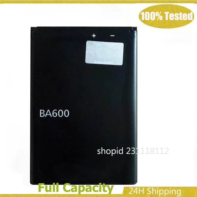 Mobile Phone Batteries BA600 For Sony Xperia U ST25I St25a St25 BA600 1290mAh Cellphones Portable Battery Batteria