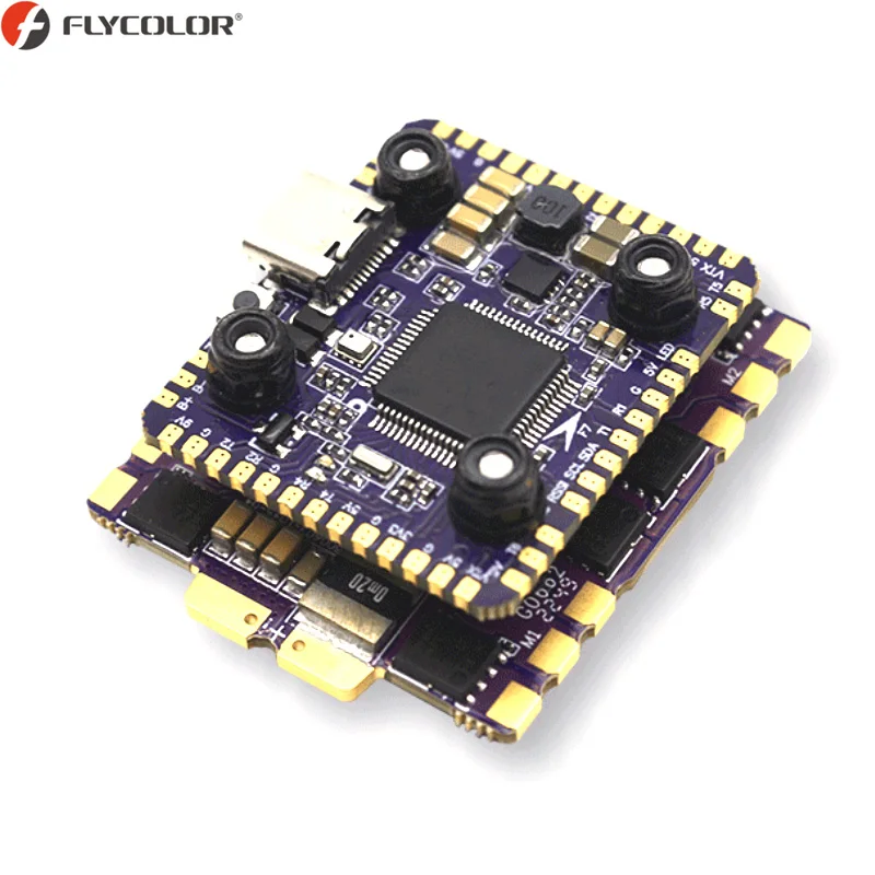Flycolor Raptor 5 Mini-Tower F7 MINI Flight Controller 60A 4-IN-1 ESC 3-6S ARM 32-bit Cortex MCU STM32G0 for FPV Drone