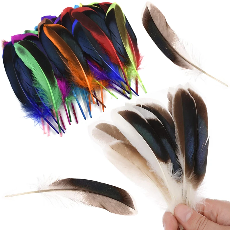 Wholesale Natural Colored Duck Feathers for Crafts Dream Catcher Goose Feather Jewelry Making DIY Wedding Accessories Decoration