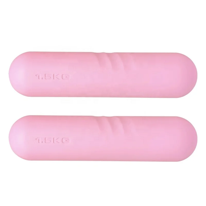 

Fitness Custom Free Weights Pilates Gym Accessories Round Customisable 1kg Silicone Hand Weights Dumbbell 1