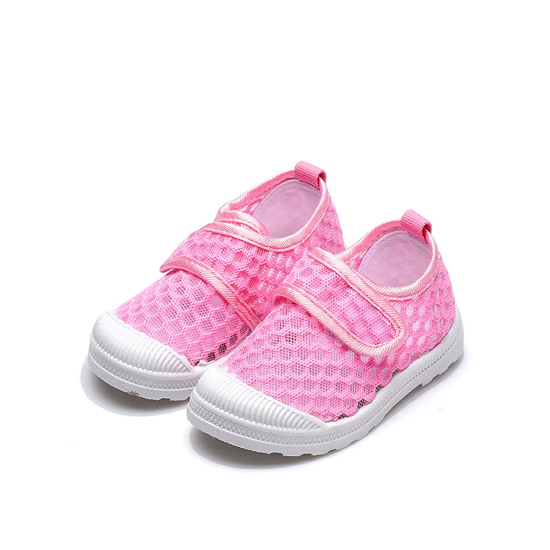 Children\'s Tennis Shoes for Boys Girls Solid Color Hollow Casual Shoes Breathable Mesh Kids Shoes Toddler Soft Non-slip Sneakers