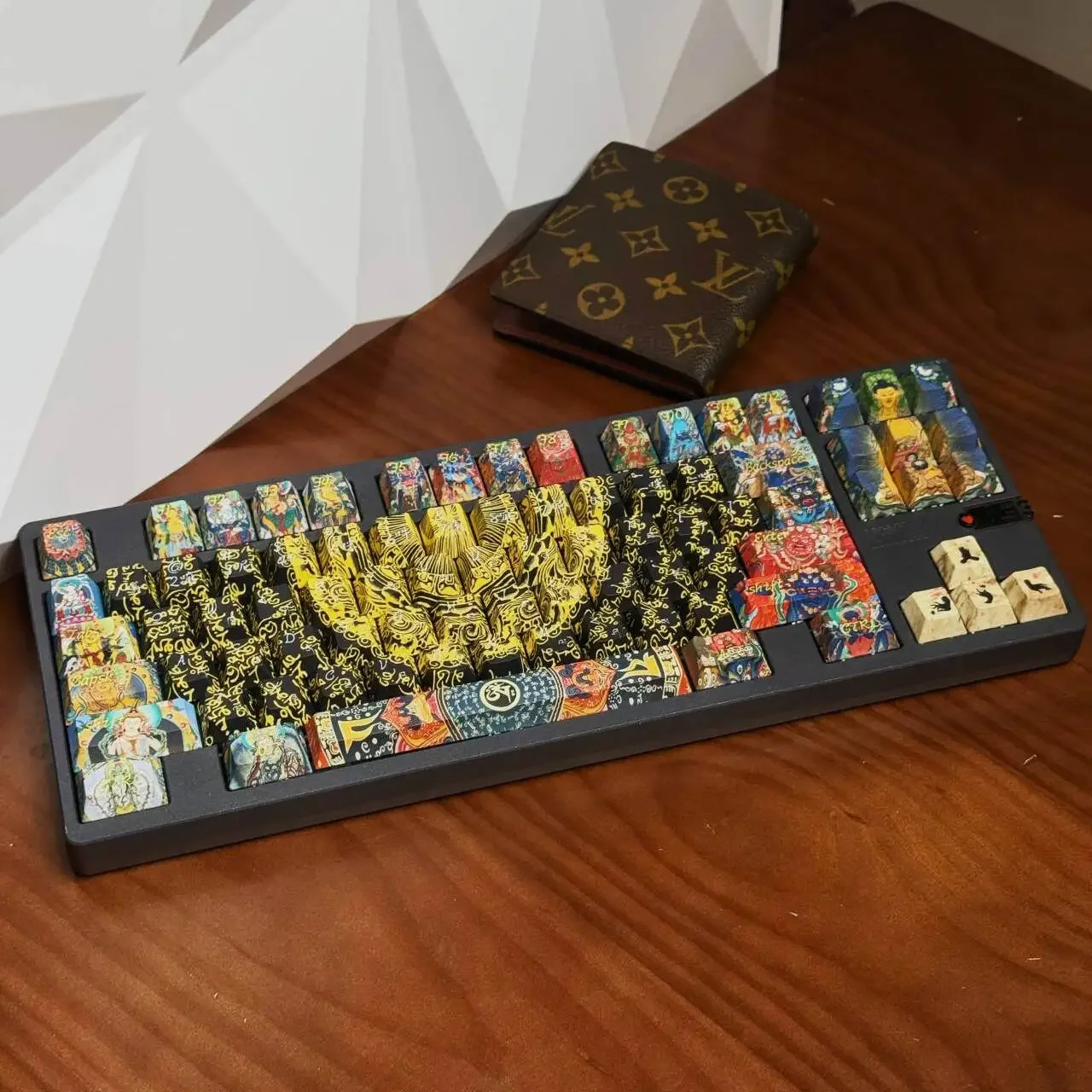 Tutup Tombol Tibet Sublimasi Panas Lima Sisi 140 Tombol Tombol Sublimasi Panas Tinggi Pabrik Asli Tutup Tombol PBT