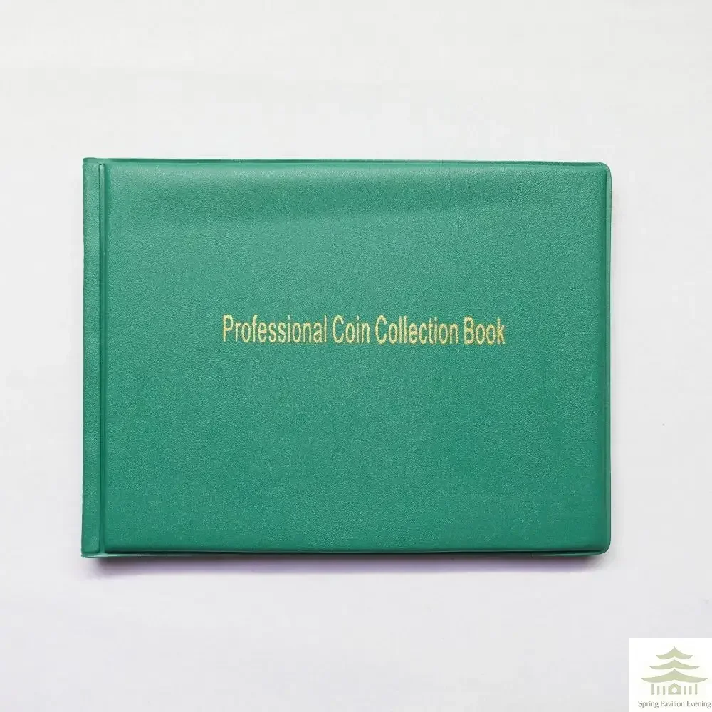 240 Pockets Coin Collection Holder PVC Penny Album Gifts Coin Collecting Album 10 Pages Coin Collection Book for Collectors