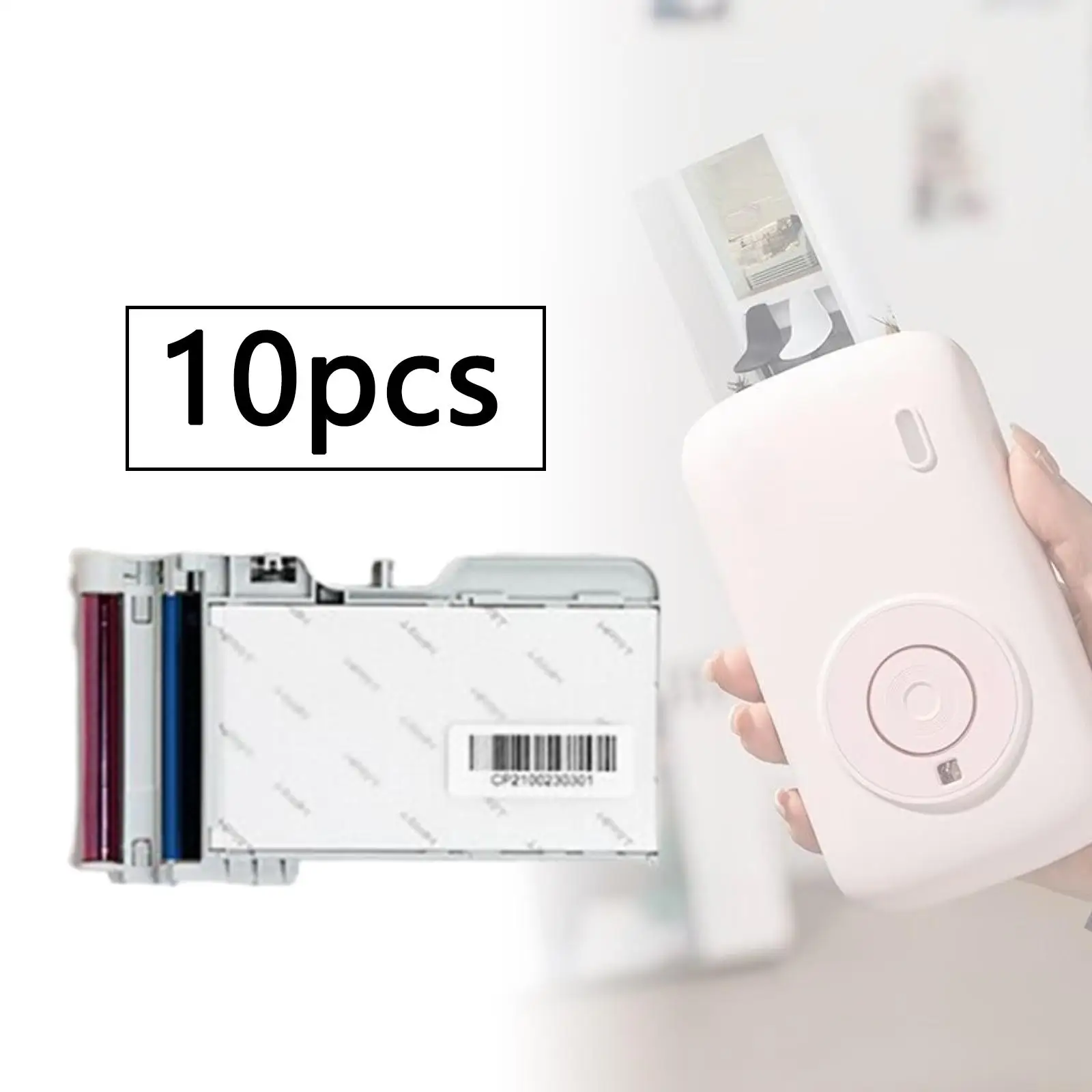 Instant Camera Printing Photo Paper Waterproof Adhesive Back for CP2100 Mini Color Printer DIY Crafts