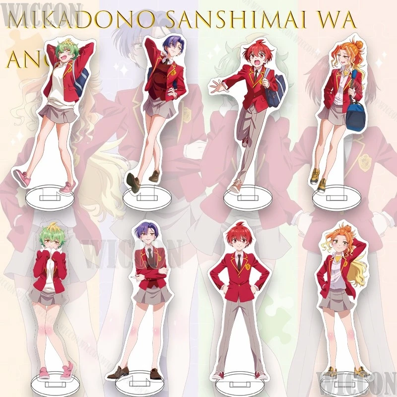 Mikadono Sanshimai wa Angai косплей Ichiki Miwa Trio Sisters акриловая подставка аниме персонаж оригинальный дизайн украшение для рабочего стола Mikadono Sanshimai wa Angai косплей Ichiki Miwa Trio Sisters акриловая подставка аниме персонаж оригинальный дизайн украшение для рабочего стола
