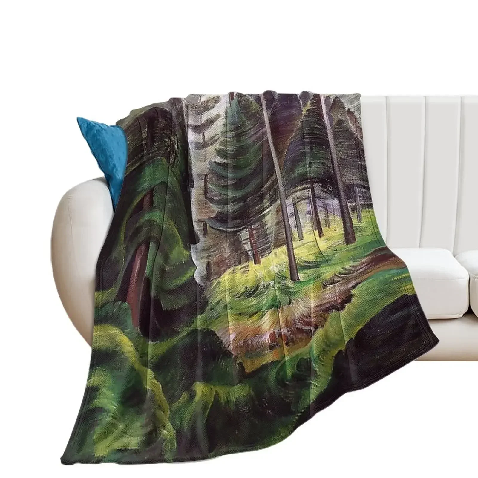 Emily Carr Throw Blanket Blankets For Sofas Cute Hairy For Sofa Thin Blankets