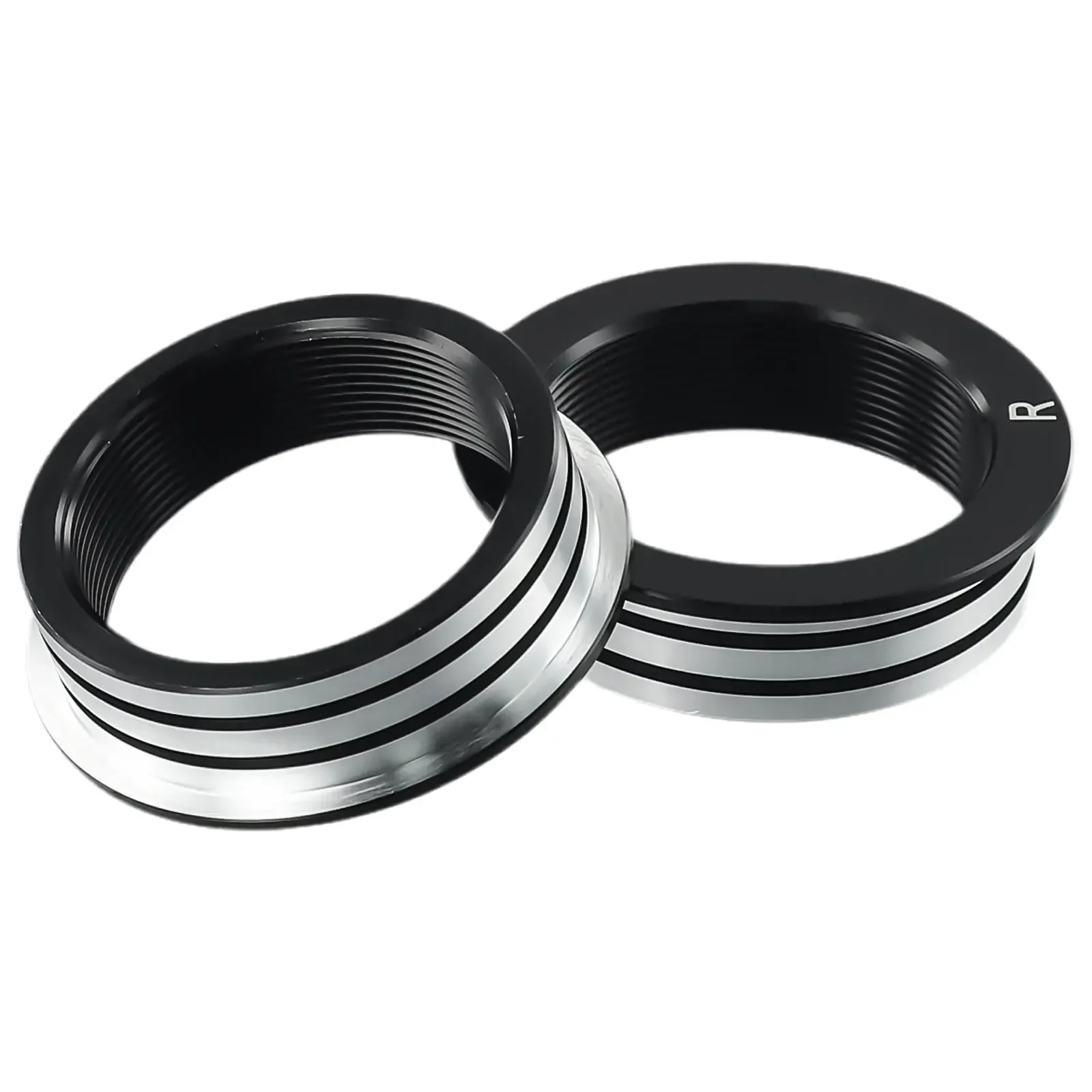 1 Pair Bike Bicycle Bottom Bracket Conversion Adapter BB30 To BSA Converter 42mm Aluminum Alloy Bottom Bracket Adapter