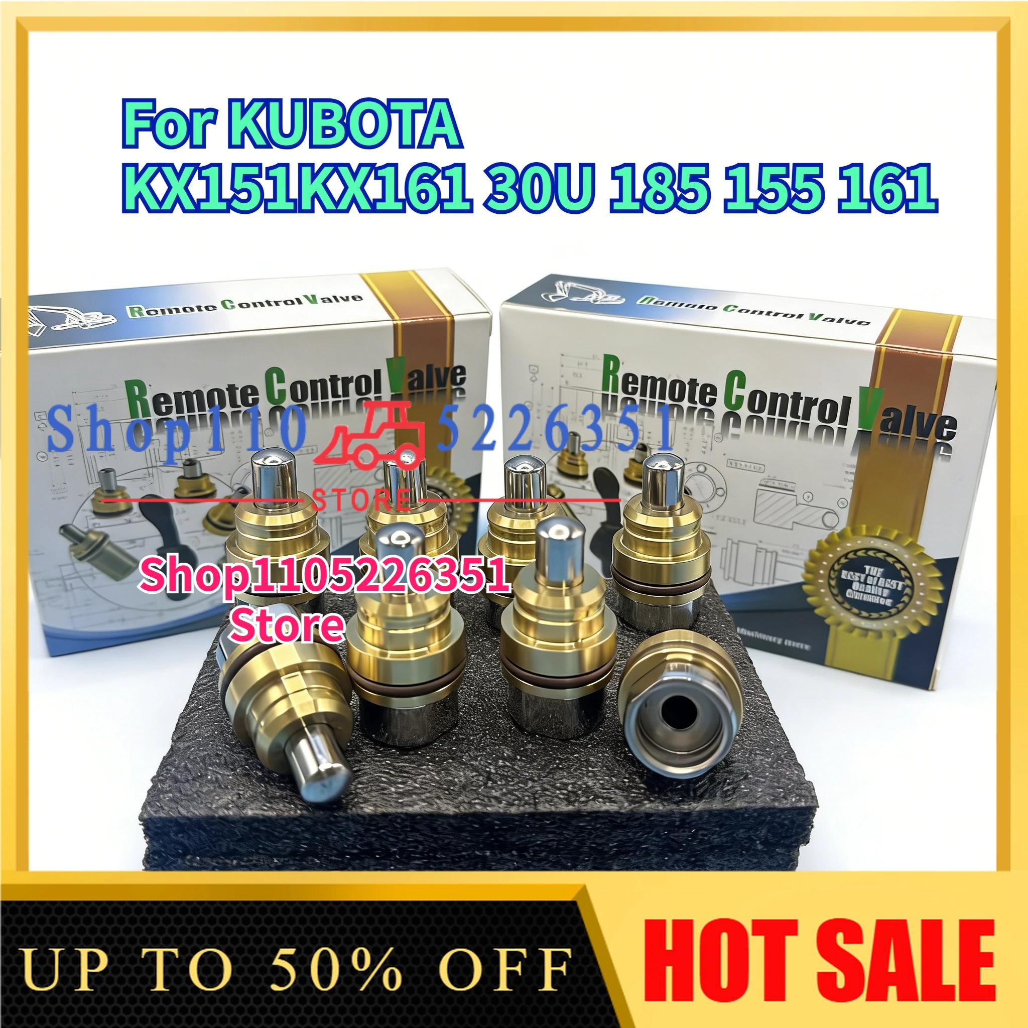 

4PCS For KUBOTA KX151 High Quality Joystick Handle Bullet Pusher Manufacturer Directly Hydraulic Walking KX161 30U 185 155 161