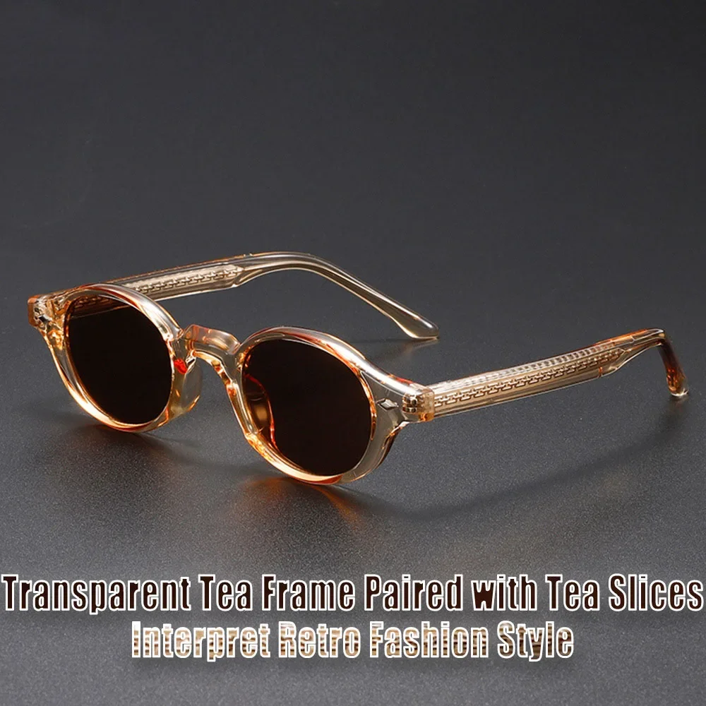 

INS Fashion TR90 женские овальные солнцезащитные очки, модная солнцезащитная оправа в маленькой оправе, зеркало, усовершенствованная крутая и Avant Garde, защита от ультрафиолета UV400