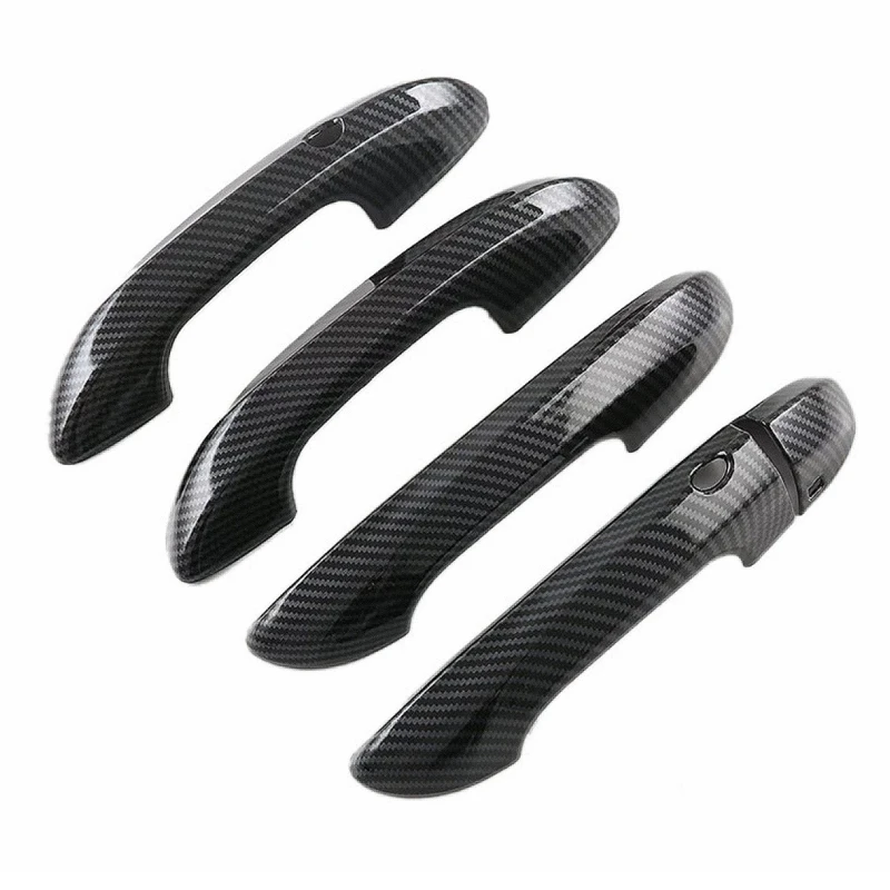 

Car Exterior Door Handle Cover Trim Decoration Replace ABS Carbon Fiber for MG4 EV2022-2024 Scratch Resistant Decorative