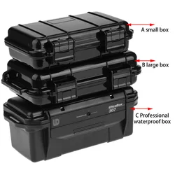 3 Types Outdoor Shockproof and Pressure proof Waterproof Sealed Box Survival Storage Case Outdoor Storage Case Waterproof Box