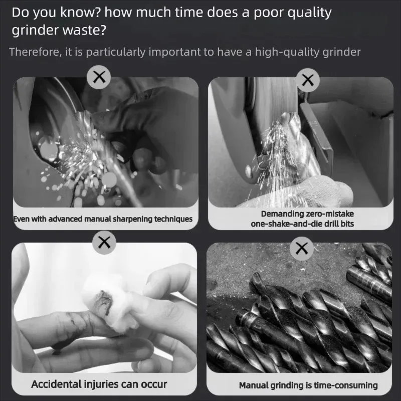 Vollautomatische CNC-Werkzeugschleifmaschine. Hochpräzise Schleifmaschine zum Schleifen von Fräsern