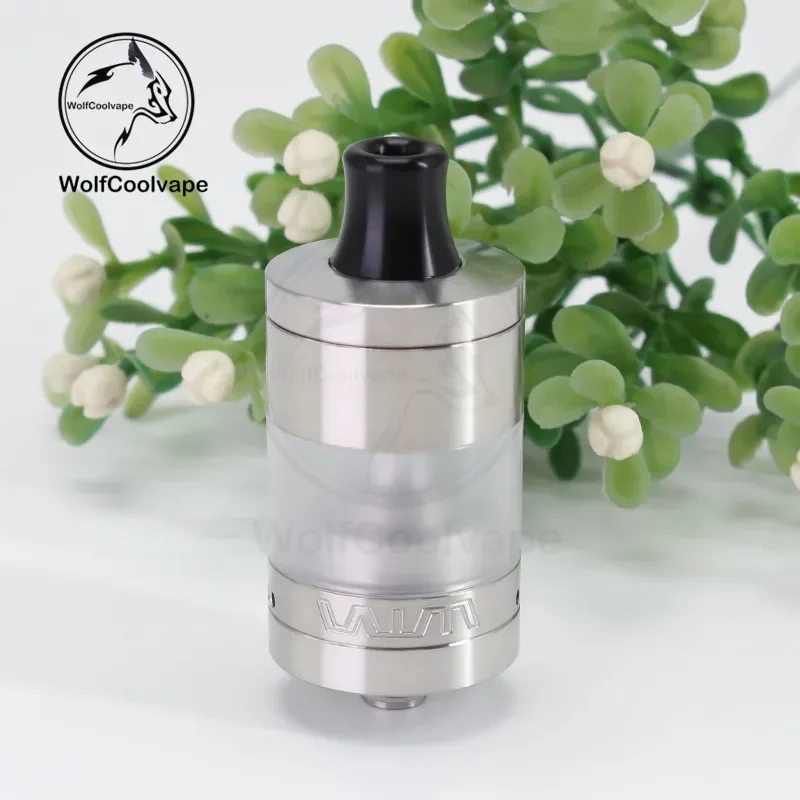 Wolfcoolvape VWM Intensa Style RTA 22mm 5.2ml 316SS PCTG MTL Vape Tank مع 10 دبابيس هوائية مجموعة رذاذ قابلة لإعادة البناء