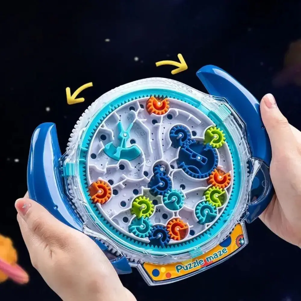 Laberinto cerebral 3D de mano, juguete de entrenamiento de coordinación mano-cerebro, entrenamiento de equilibrio, laberinto 3D, rompecabezas, juguetes educativos transparentes
