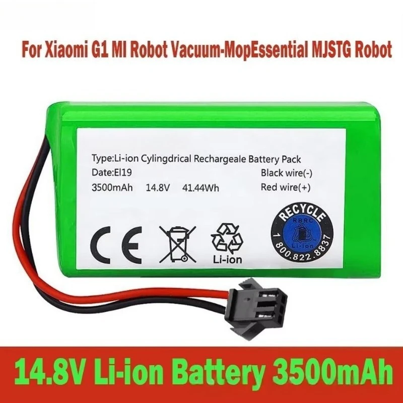 14.4V 2600mah 3000mah 3200mAh 3500mah Lithium-ion Battery for Ecovacs Deebot N79S/N79 Eufy 11S/12 Conga 990 Robot Battery
