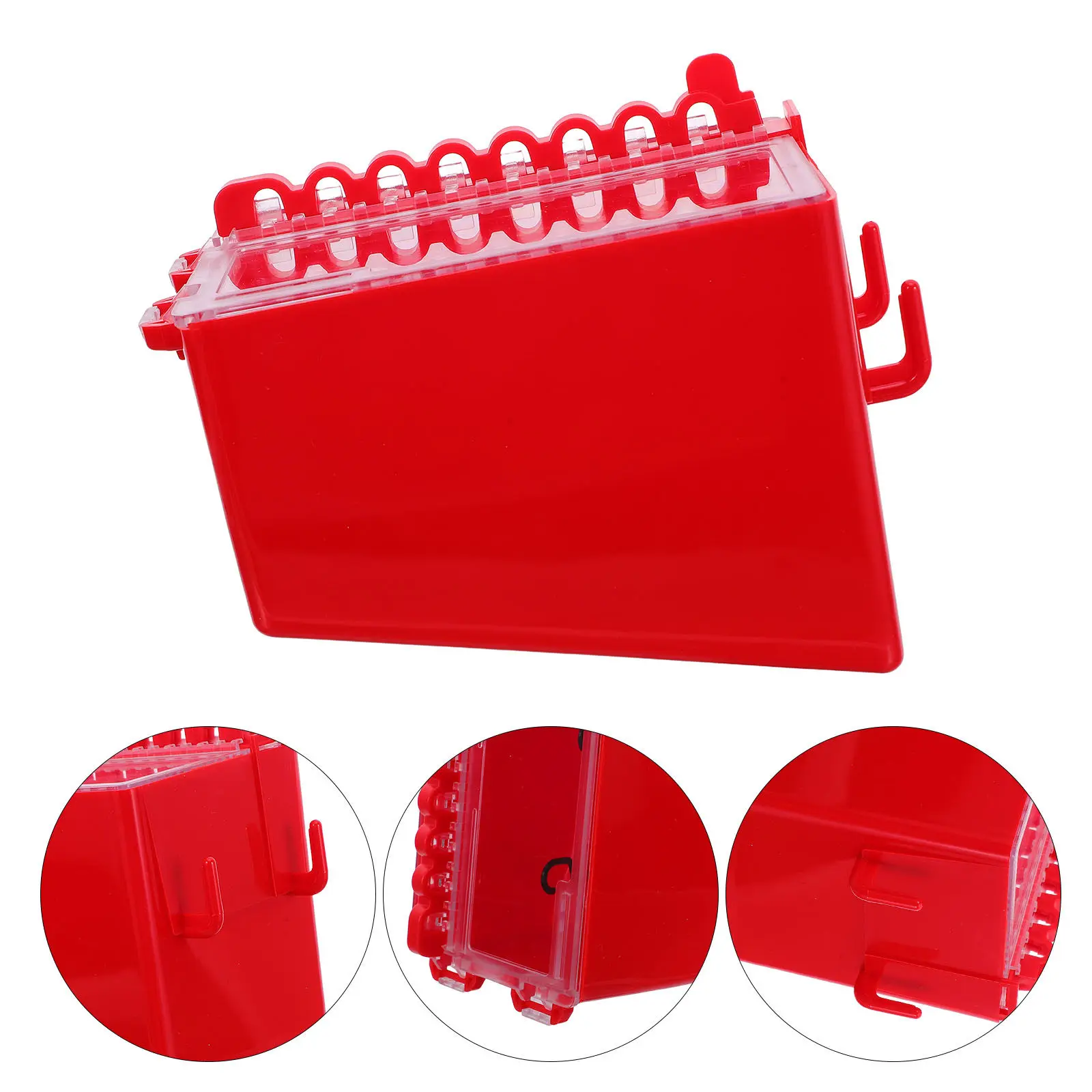 group-padlock-box-red-wall-mounted-portable-lockout-tagout-box-8-slots-clear-lock-station-key-storage-safe-security