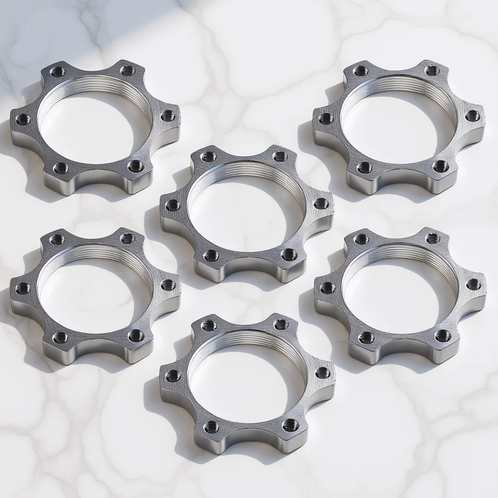 

6pcs 6-Hole Disc Brake Rotor Adapter For Mountain Bike Road Bike Center Lock To 6 Bolt Conversion Bicycle Accessories Hub Disc