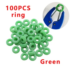 100 pcs Rubber Ring Animal Tail Docking Castration Ring Pig Sheep Broken Tail Ring Livestock Bloodless Castration