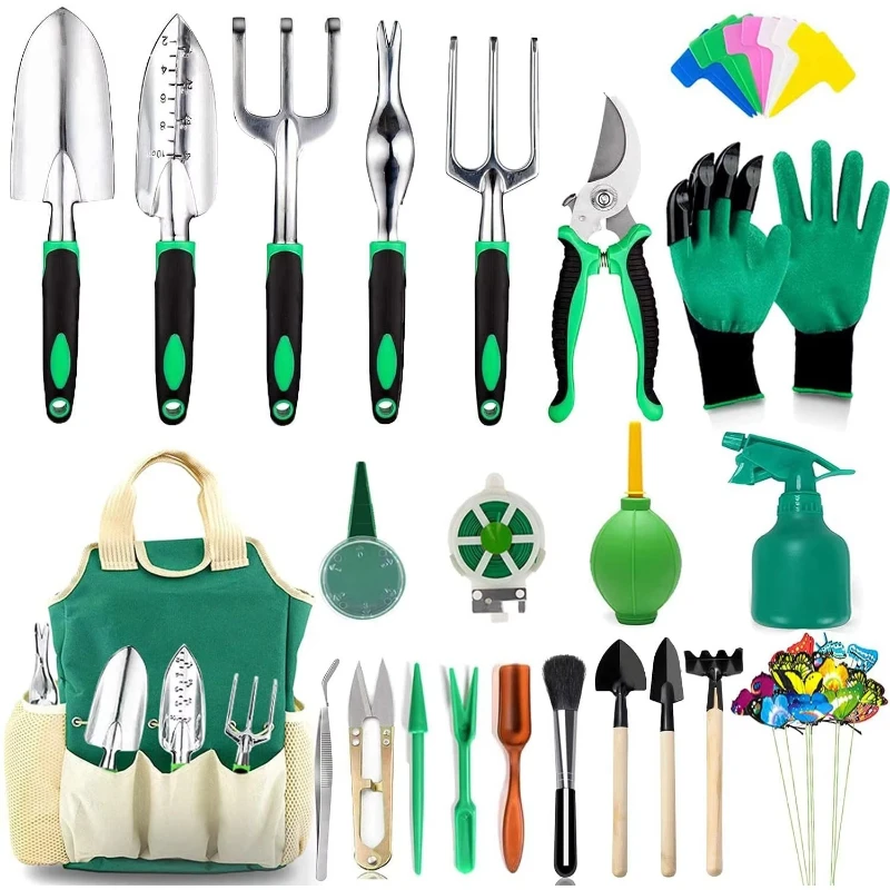 

Gardening tool set Planting vegetables and flowers spatula Balcony growing flowers pine garden tool set