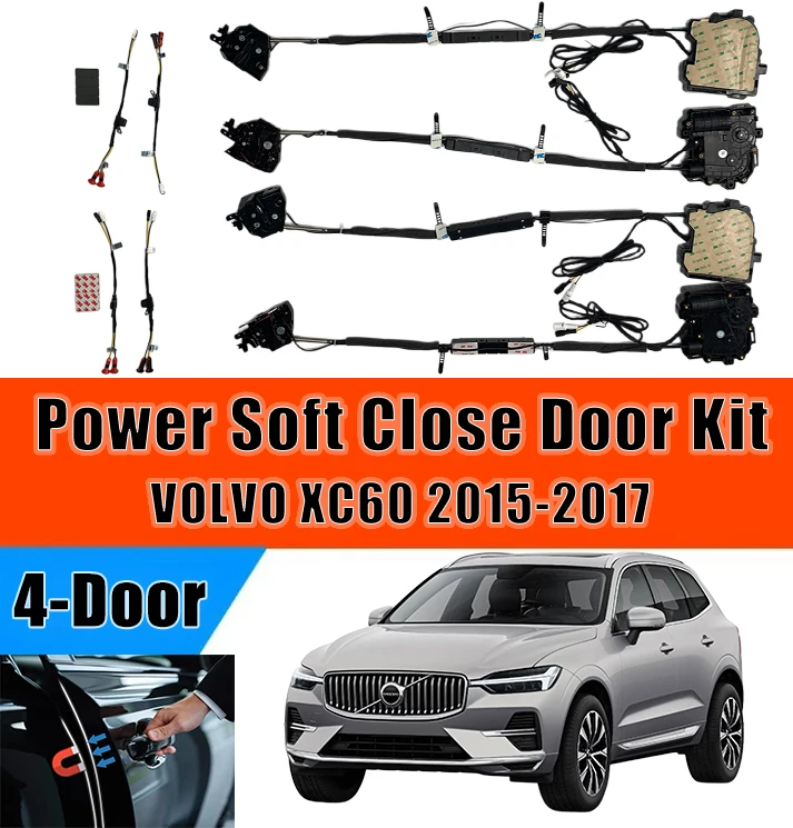 Xcar for VOLVO XC60 2015-2017 Car OEM Automatic Soft Close Door Electric Suction Kit Auto Power Closing