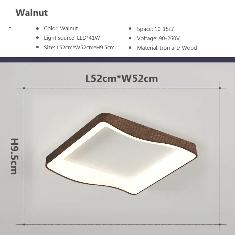 Modern Nordic Remote Control LED Ceiling Lamp for Bedroom Living Room Indoor Chandelier Home Lighting Fixture image 3