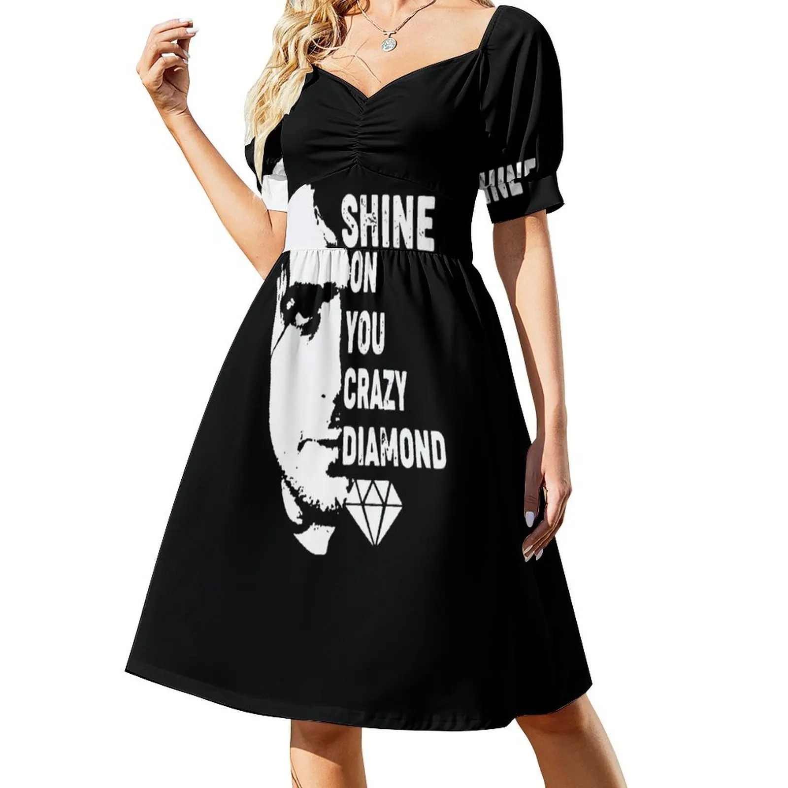 

Shine On You Crazy Diamond Short Sleeved Dress dresses summer woman 2025 sexy dress Dress