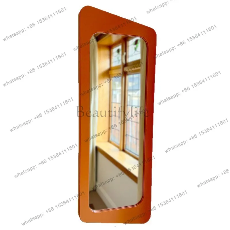 French wall-mounted full-body mirror retro simple home living room bedroom cloakroom wall-mounted dressing mirror