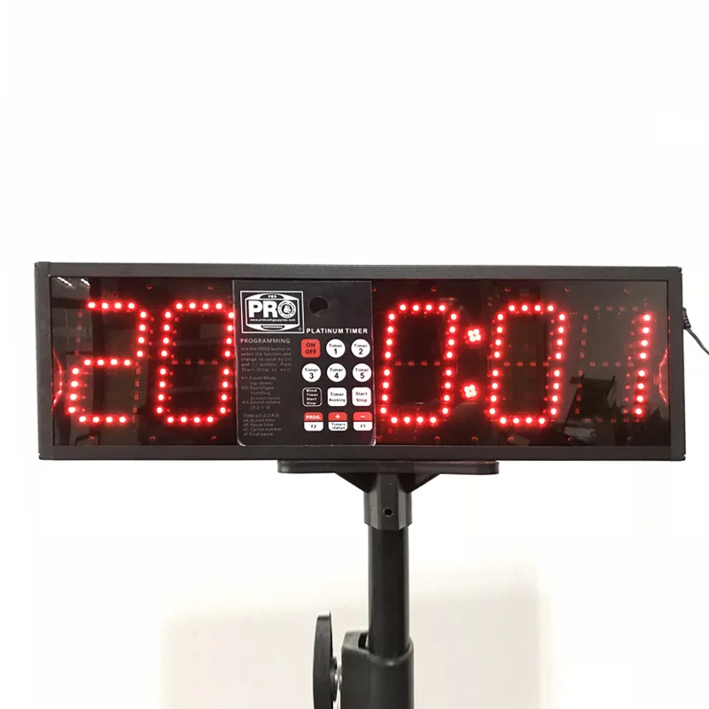 Platinum Professional Fight Interval Timer and Gym Clock for Boxing Fight Workout Timer Equipment