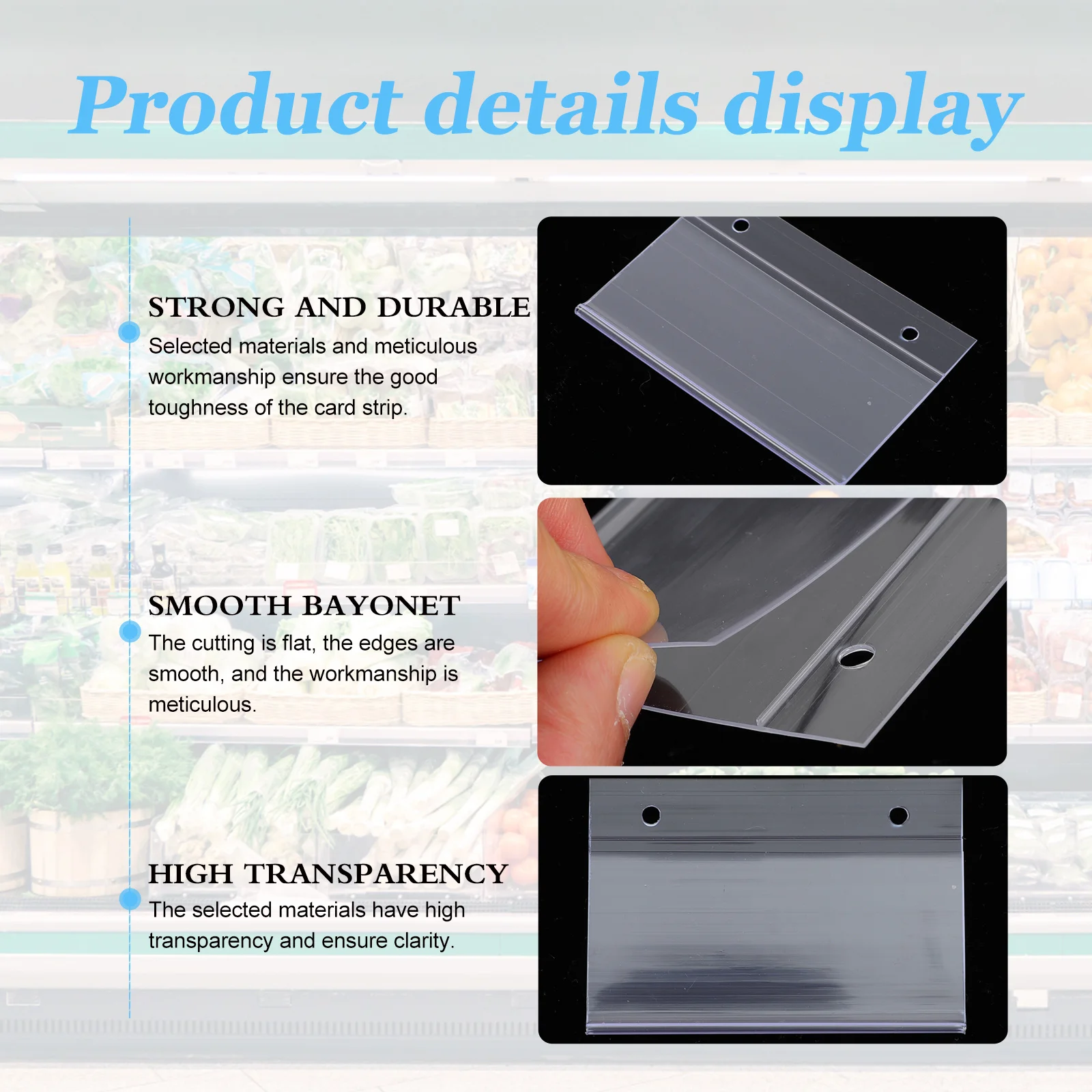 

25Pcs Practical Price Display Tags Fashionable Creative Appearance Retail Storage Price Buckle Tags Shopping Mall Supplies